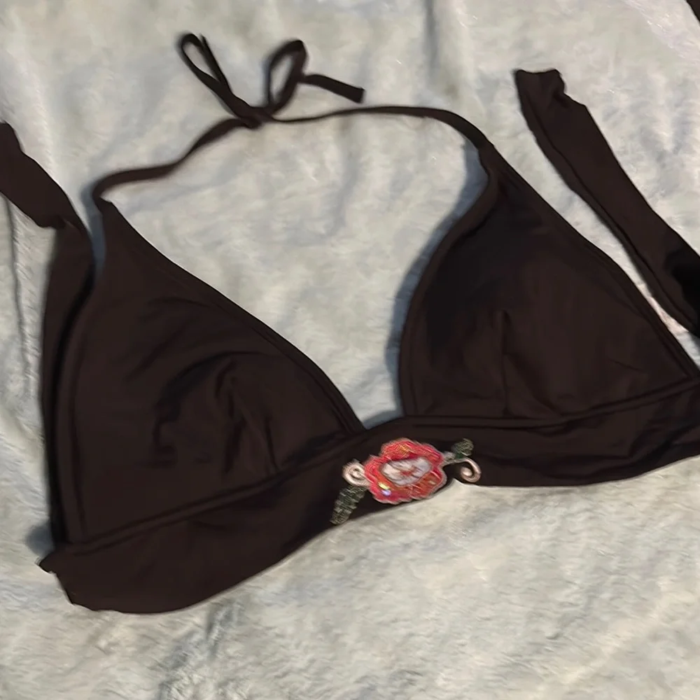 Coco Reef Chocolate Triangle Bikini Top